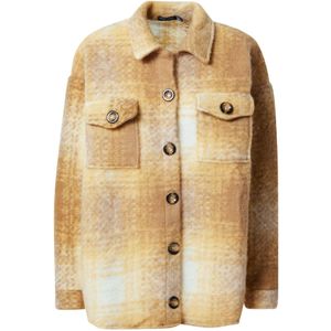 Nasty Gal Tussenjas  crème / bruin / mosterd