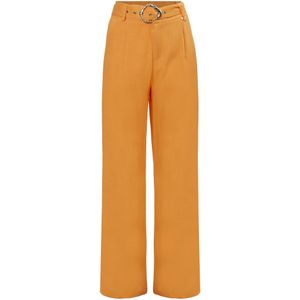 Influencer Bandplooibroek  oranje