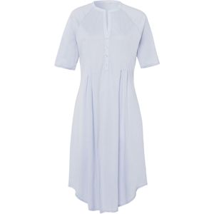 Hanro Nachthemd ' Cotton Deluxe 100cm '  lichtblauw