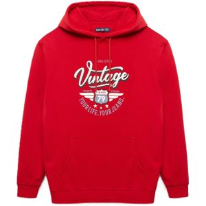 BIG STAR Sweatshirt 'LUKA'  rood