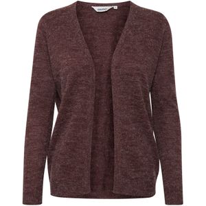 Oxmo Gebreid vest 'NENA'  wijnrood