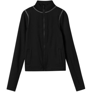 Cardigan - Hoge Hals - Jersey - Lange Mouwen