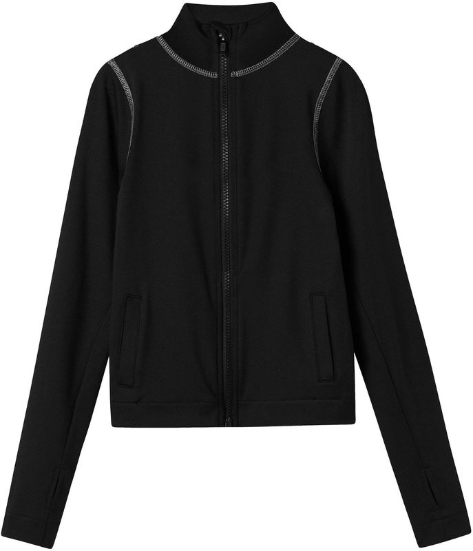 Cardigan - Hoge Hals - Jersey - Lange Mouwen