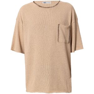 VAMOS CLO Shirt  beige / zwart