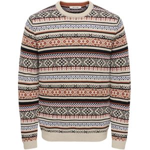 Only & Sons Trui 'ONSJERRY'  zilvergrijs