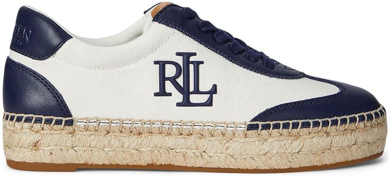 Lauren Ralph Lauren Sneakers laag 'LUIZE'  ecru / navy