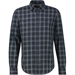 Lerros - Geruit Overhemd - Classic Navy - Lange Mouwen - Knoopsluiting