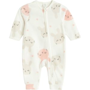 Cool Club Overall  lichtbeige / oudroze / wit