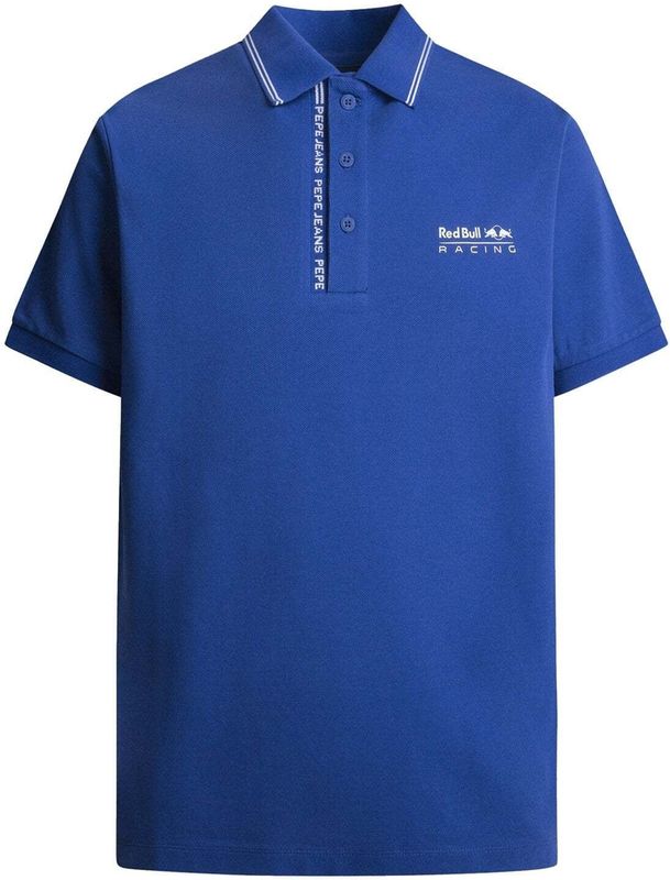 Red Bull Racing - Tipped Logo Polo - Poloshirt - Korte Mouw