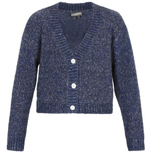 DreiMaster Vintage Gebreid vest  navy / wit