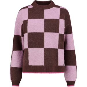 Shiwi Trui 'Helsinki Check'  aubergine / orchidee