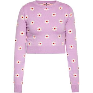 swirly Trui  sering / rood / wit