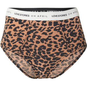 OH APRIL Slip 'OH APRIL x LOVE Stories - Moonflower'  bruin / zwart / wit