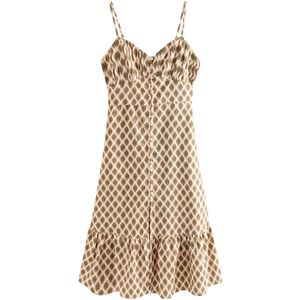 Next Zomerjurk  ecru / kaki / olijfgroen / rosa