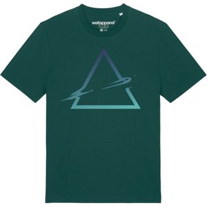 Watapparel Shirt 'Triangle'  marine / turquoise / donkergroen