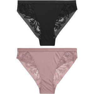 Next Slip  pink / zwart