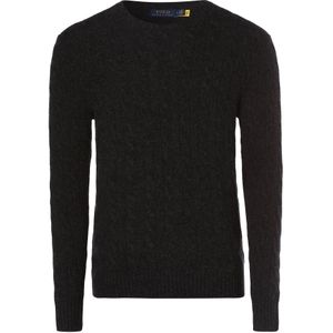 POLO RALPH LAUREN - Trui - Grijs - Wol en Kasjmier - Kabelmotief
