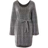 PIECES Jurk 'PCMAEVE'  zwart / zilver