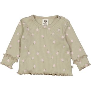 Müsli by GREEN COTTON - Shirt - Kaki/Rosa - Lange Mouw