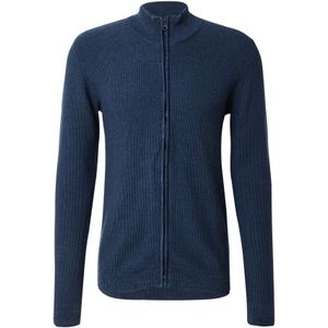 Indicode - Marland - Vest - Navy - Ritssluiting - Lange Mouwen