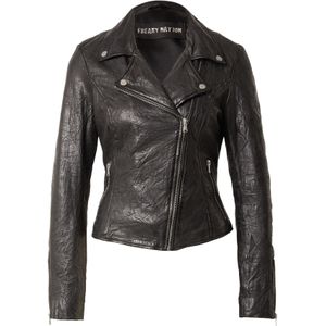 FREAKY NATION Tussenjas 'Bezzi'  zwart / zilver