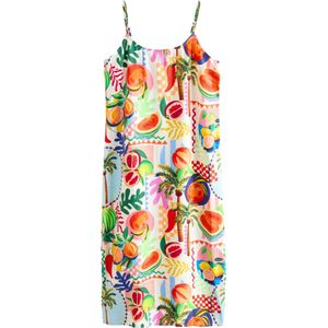 Next Zomerjurk  lichtblauw / groen / perzik / rosa