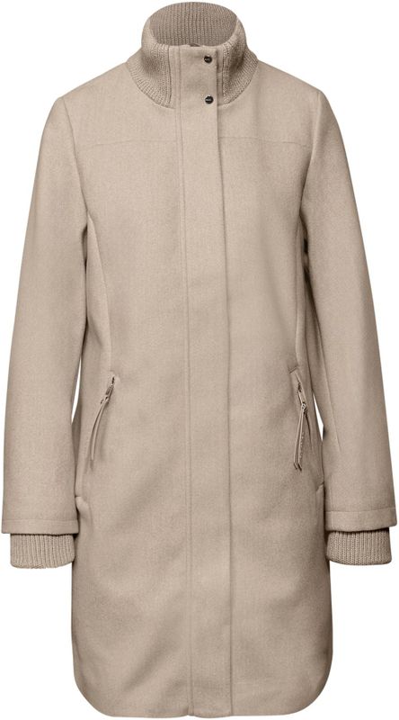 Street One - Dames Jas - Beige - Gebreide Details