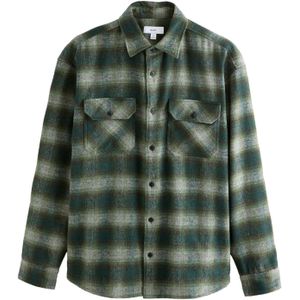 Next Overhemd  lichtgrijs / groen / pastelgroen / donkergroen