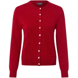 Franco Callegari Gebreid vest  rood