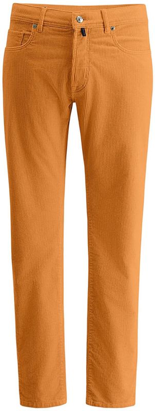 Regular fit corduroy broek met steekzakken, model 'Laval'