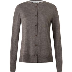 MAERZ Muenchen Gebreid vest  bruin gemêleerd