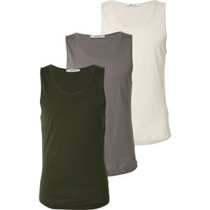 ABOUT YOU Shirt 'Curt'  lichtbeige / aardetinten / donkergroen