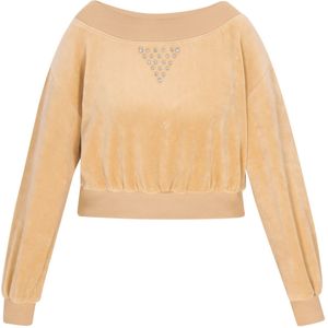 faina Sweatshirt 'Fashion Look'  sand / transparant