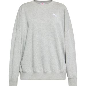 MYMO Sweatshirt  lichtgrijs / wit