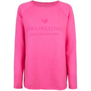 Lovely Pink - Sweater - Katoen - Lange Mouwen - Ronde Hals
