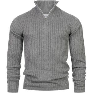 Kronstadt Trui 'Cable'  grijs