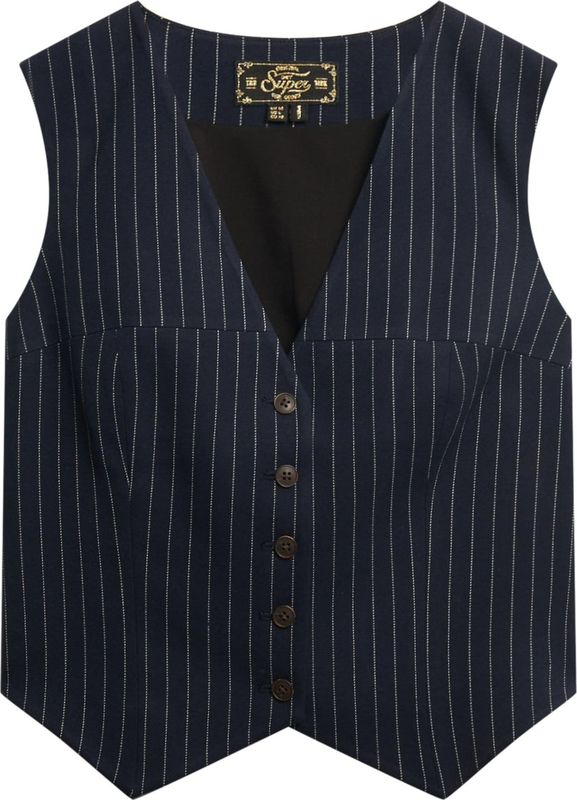 Superdry - Pinstripe - Kostuumvest - Dames