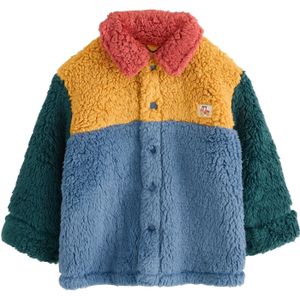 Next - Tussenjas - smoky blue - Color-Blocking