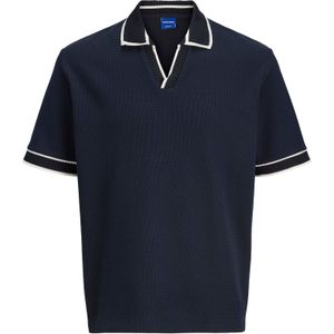 JACK & JONES Shirt  navy / wit