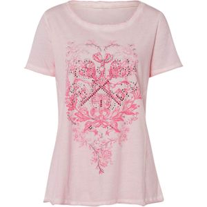 heine Shirt  pink / rosa / zilver