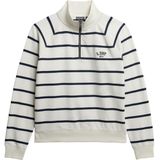 Superdry - Athletic Essentials Stripe - Sweatshirt - Halve Rits