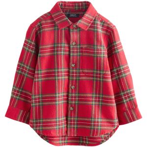 Next Overhemd 'Weihnachten'  blauw / geel / rood / wit