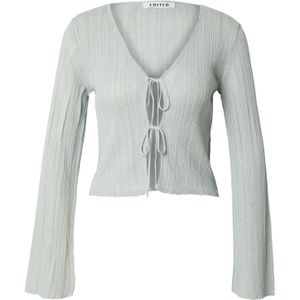 EDITED Gebreid vest 'Odine'  pastelblauw