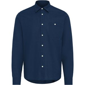 BLEND Overhemd ' BHBAY LINEN '  blauw