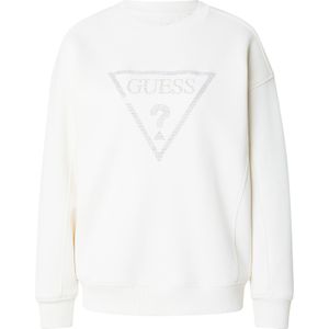 GUESS Sweatshirt  crème / zilver