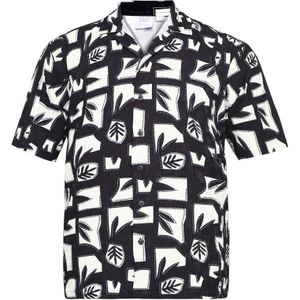 Campus Sutra Overhemd 'Tamika'  zwart / wit