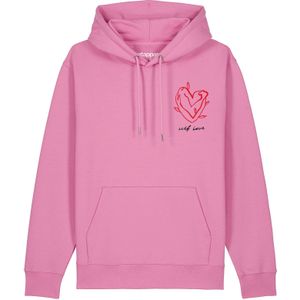 Watapparel Sweatshirt 'Self Love'  kreeft / rosa / zwart