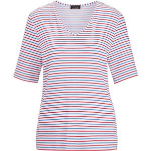 Goldner Shirt  azuur / rood / natuurwit