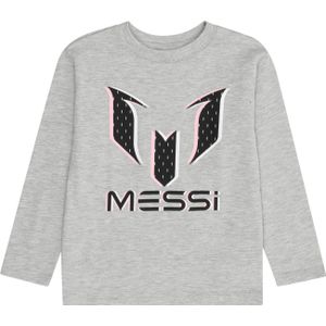 GAP Shirt 'MESSI'  grijs gemêleerd / pastelroze / zwart / wit