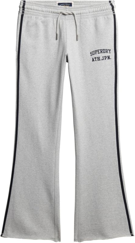 Superdry - Essentials - Broek - Grijs/Zwart - Flared - Sweatstof